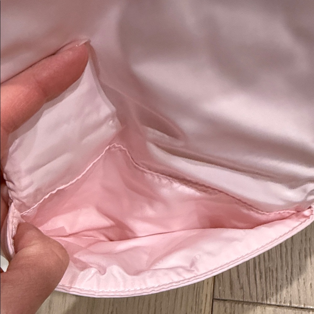 Dior Soft Pink Clutch with Silver Logo - Picture 5 of 7